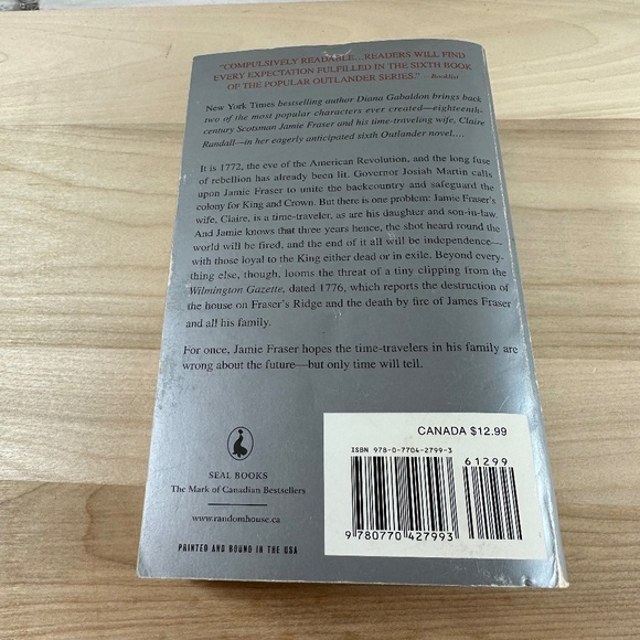 4 Diana Gabaldon paperbacks from the Outlander Series - Picture 9 of 9